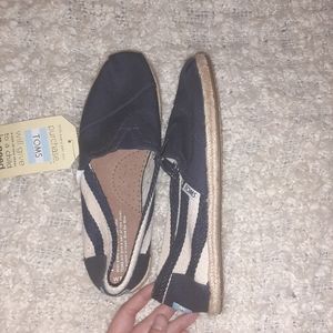 Toms Navy Slip ons Espadrilles